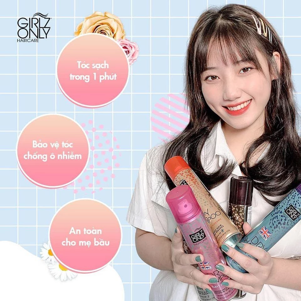 Dầu Gội Khô Girlz Only dry shampoo Dazzling Volume - Ảnh 2
