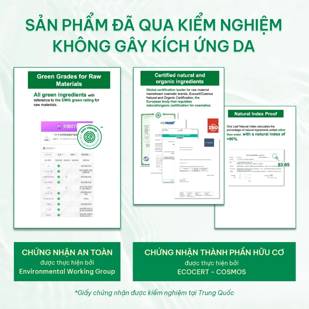 Mặt Nạ One Leaf 25ml - Hỗ trợ: dưỡng sáng - Ảnh 3