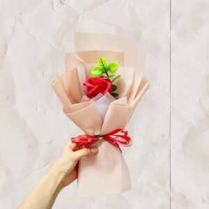 1 bông Hoa hồng Màu: hồng