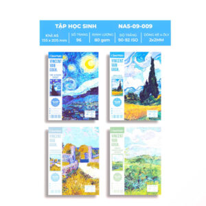Tập Học Sinh A5 Classmate Vở 4 ÔLy 80gsm 96 Trang Van Gogh