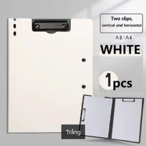 Tệp kẹp tài liệu A4 2 mặt màu trắng