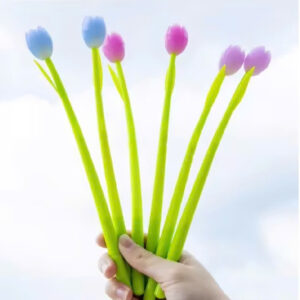 Bút gel đen tulip đổi màu khi ra nắng