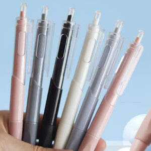 Bút gel đen màu trơn basic đơn giản