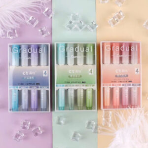 Set 4 bút Highlight 4 màu - 3 tông màu