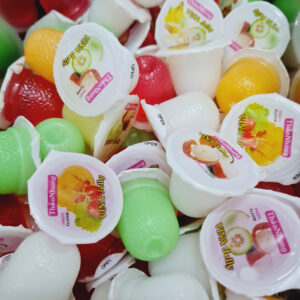 Set 2 thạch rau câu trái cây hoa quả nhiều vị