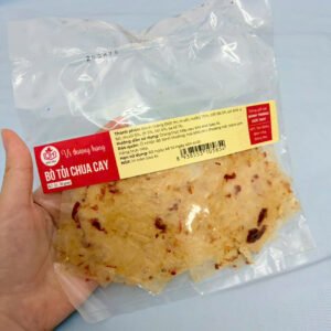 Bánh tráng bò tỏi cay